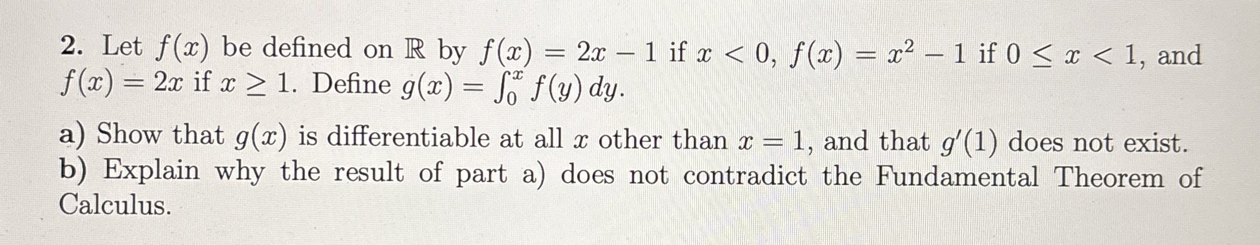 Let f ( x ) be defined on R by f ( x ) = 2 x - 1