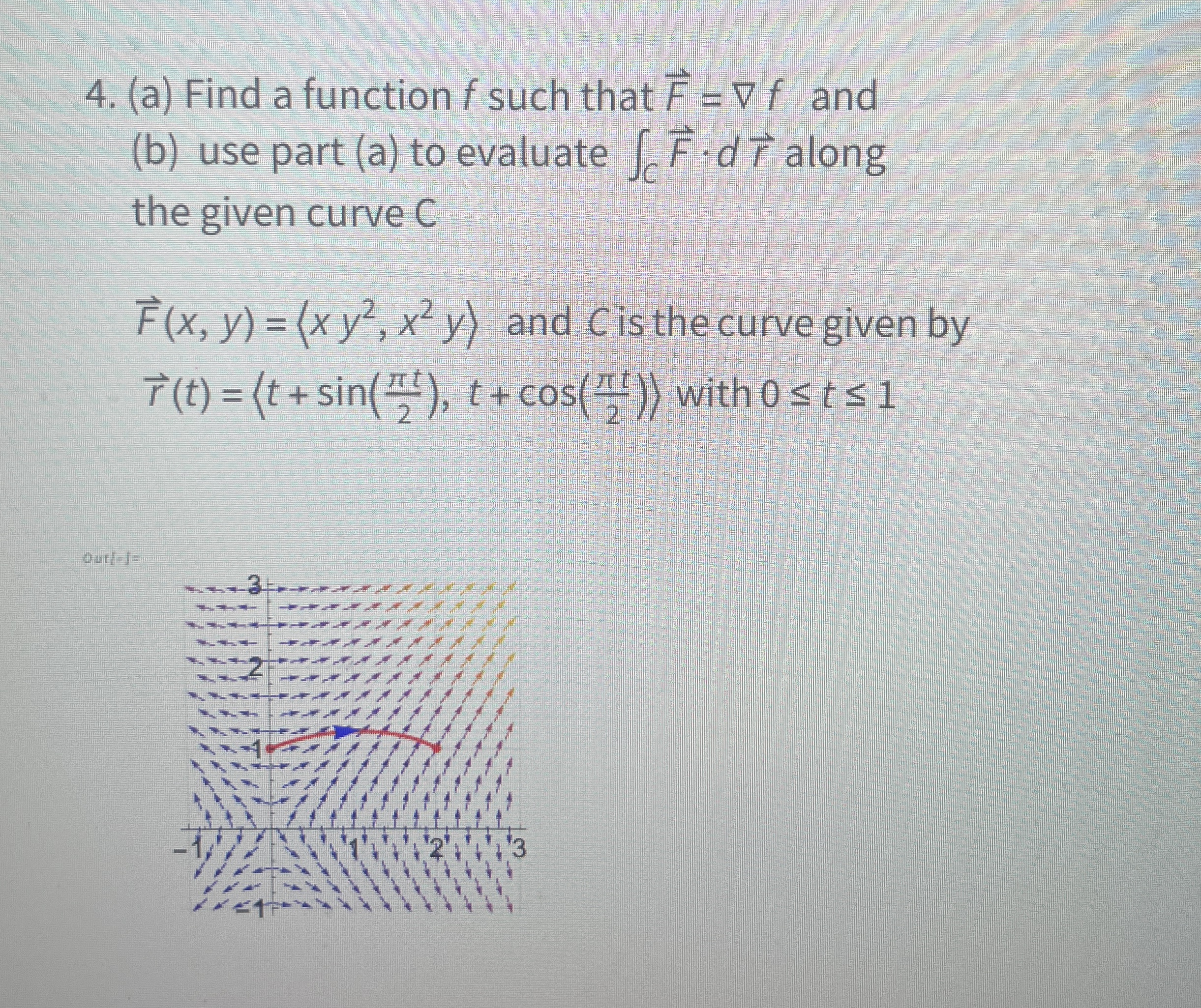 ( a ) Find a function f such that vec ( F ) =