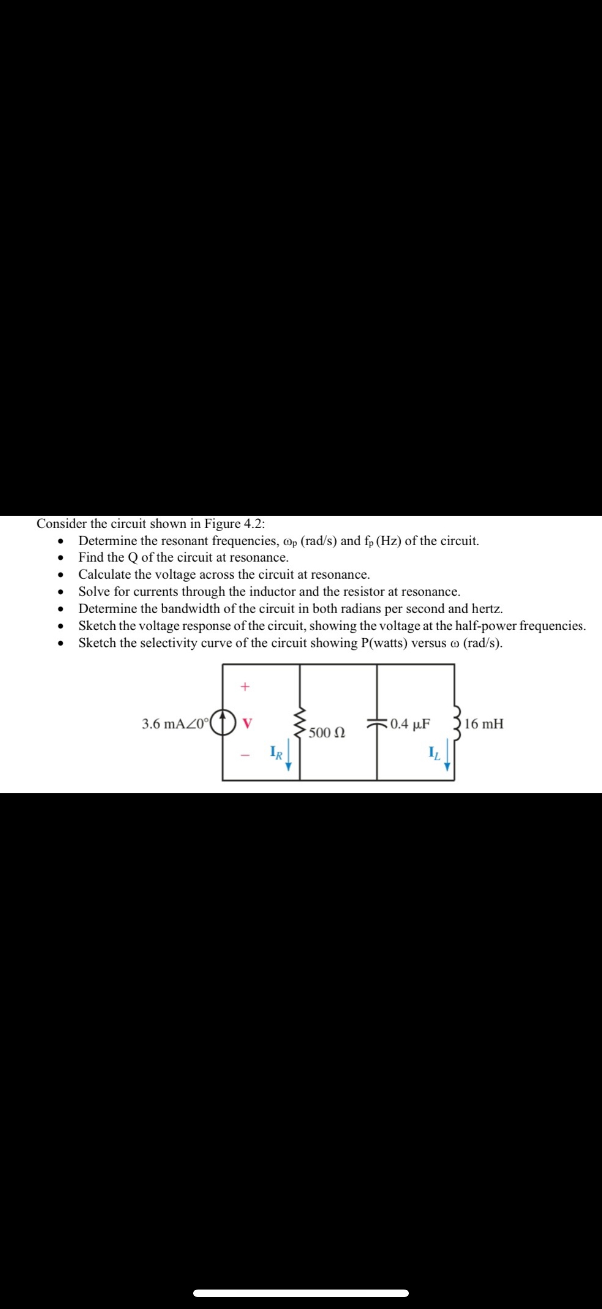 Consider the circuit shown in Figure 4 . 2 :