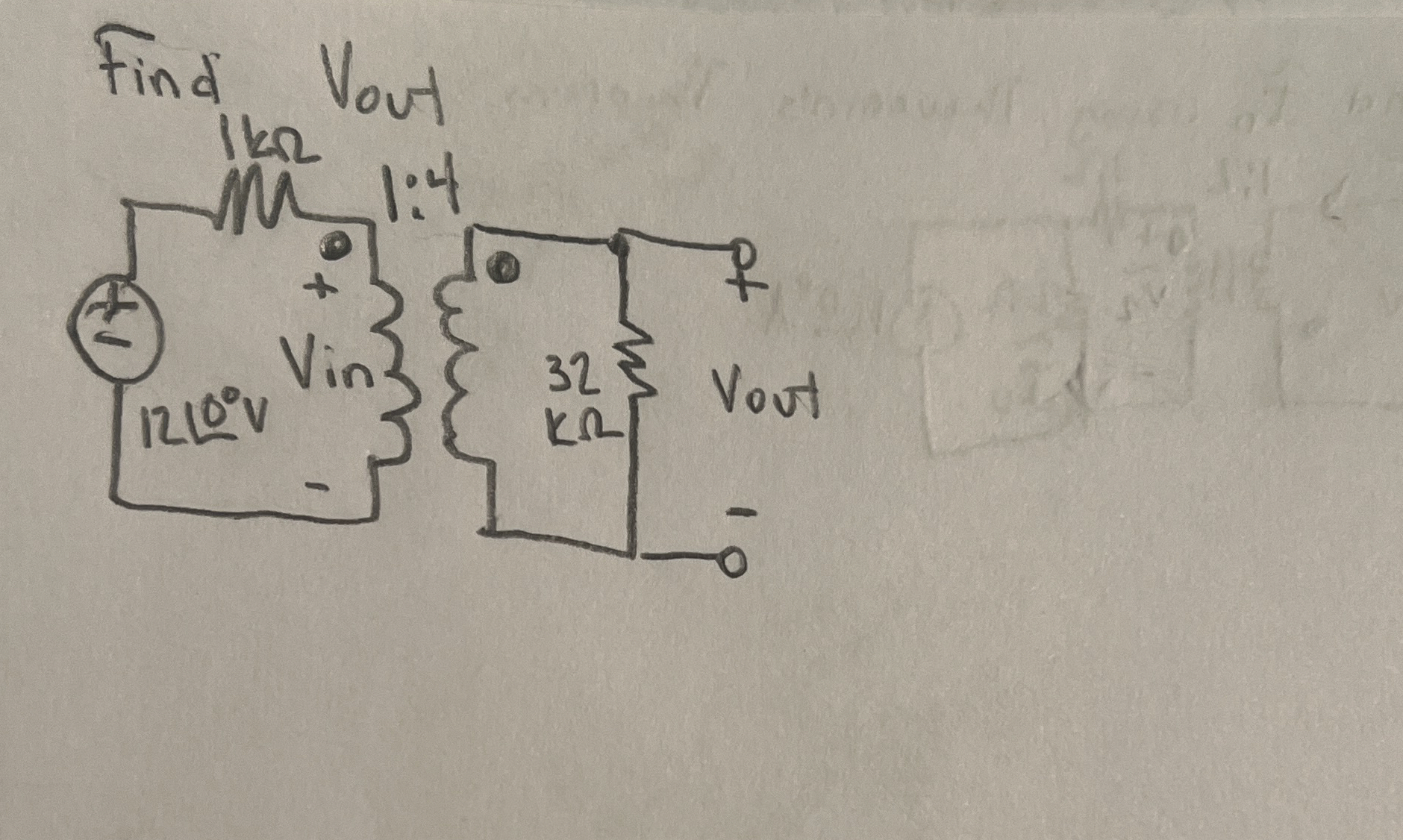 Find Vout for the magnetically coupled circuit