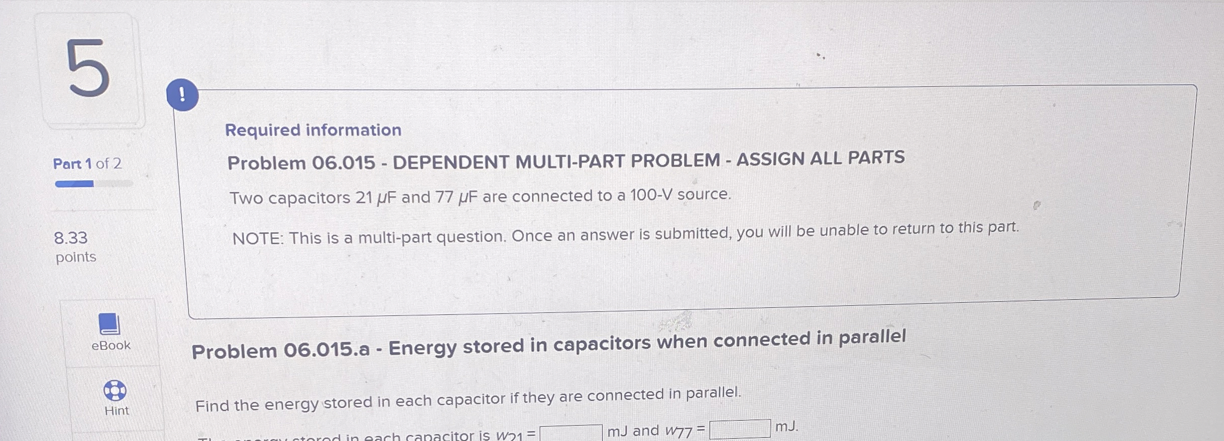 Required information Problem 0 6 . 0 1 5 -