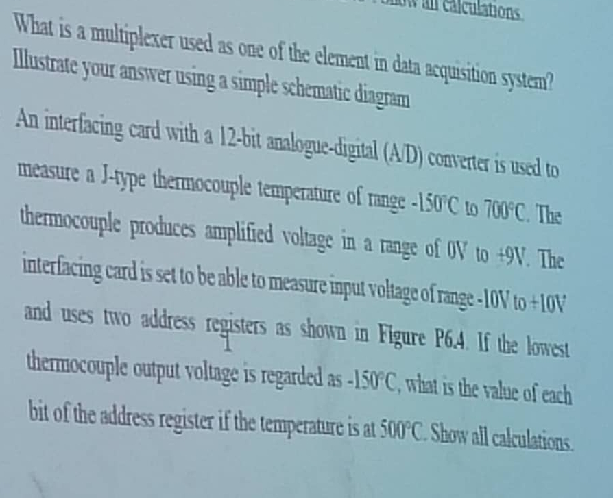 What is a multiplexer used as one of the element