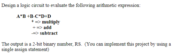 Please focus on the logic circuit including truth