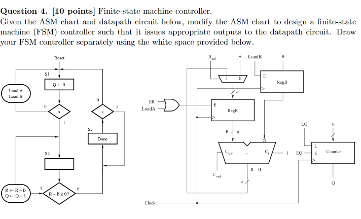 Question 4 . [ 1 0 points ] Finite - state