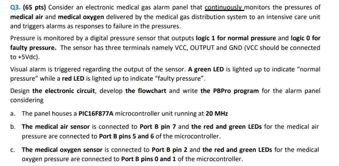 Q 3 . ( 6 5 pts ) Consider an electronic medical
