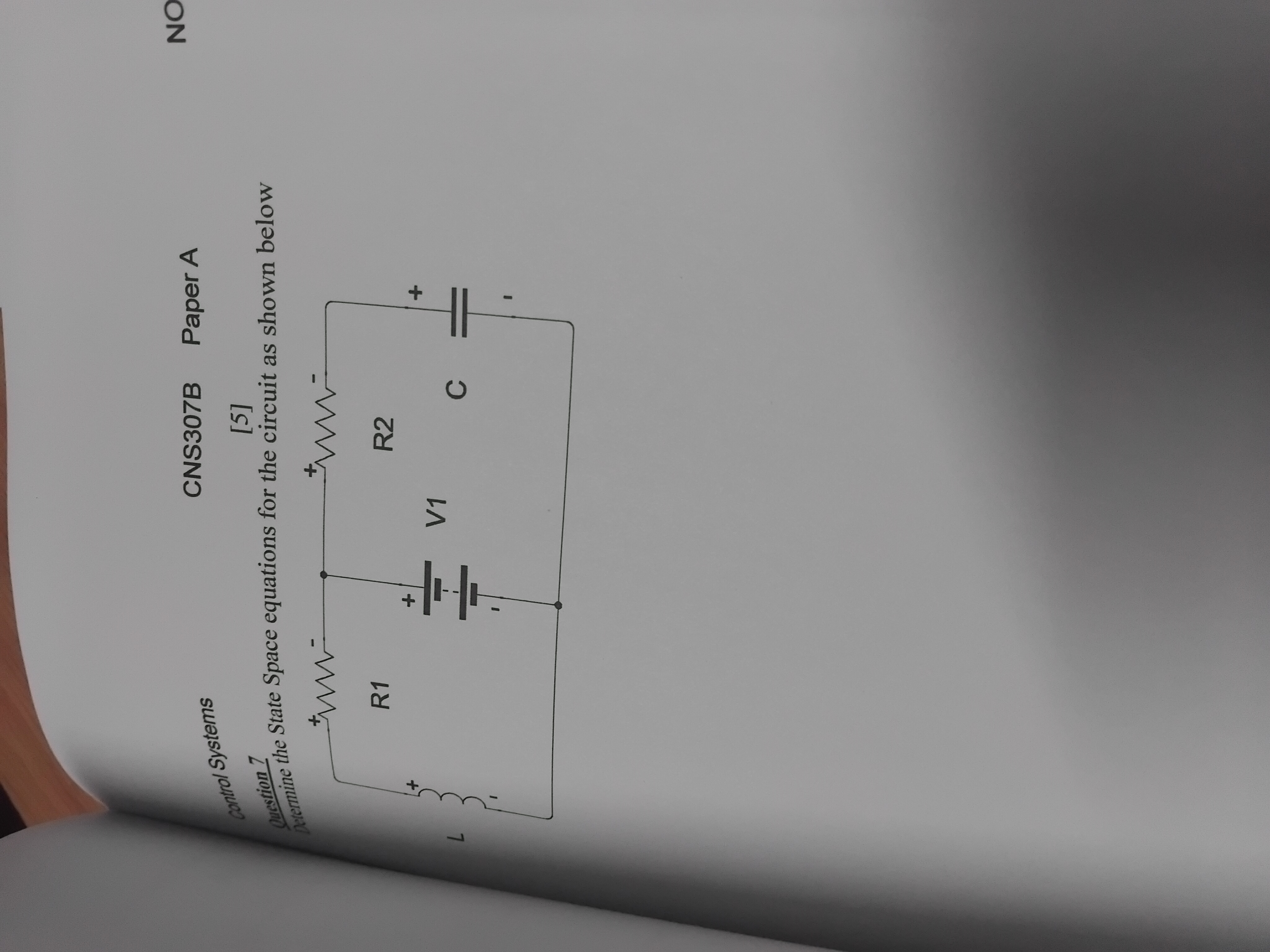 CNS 3 0 7 B Paper A NO Control Systems [ 5 ]