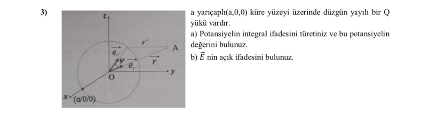 a yar apl ( ( a , 0 , 0 ) k re y zeyi zerinde d