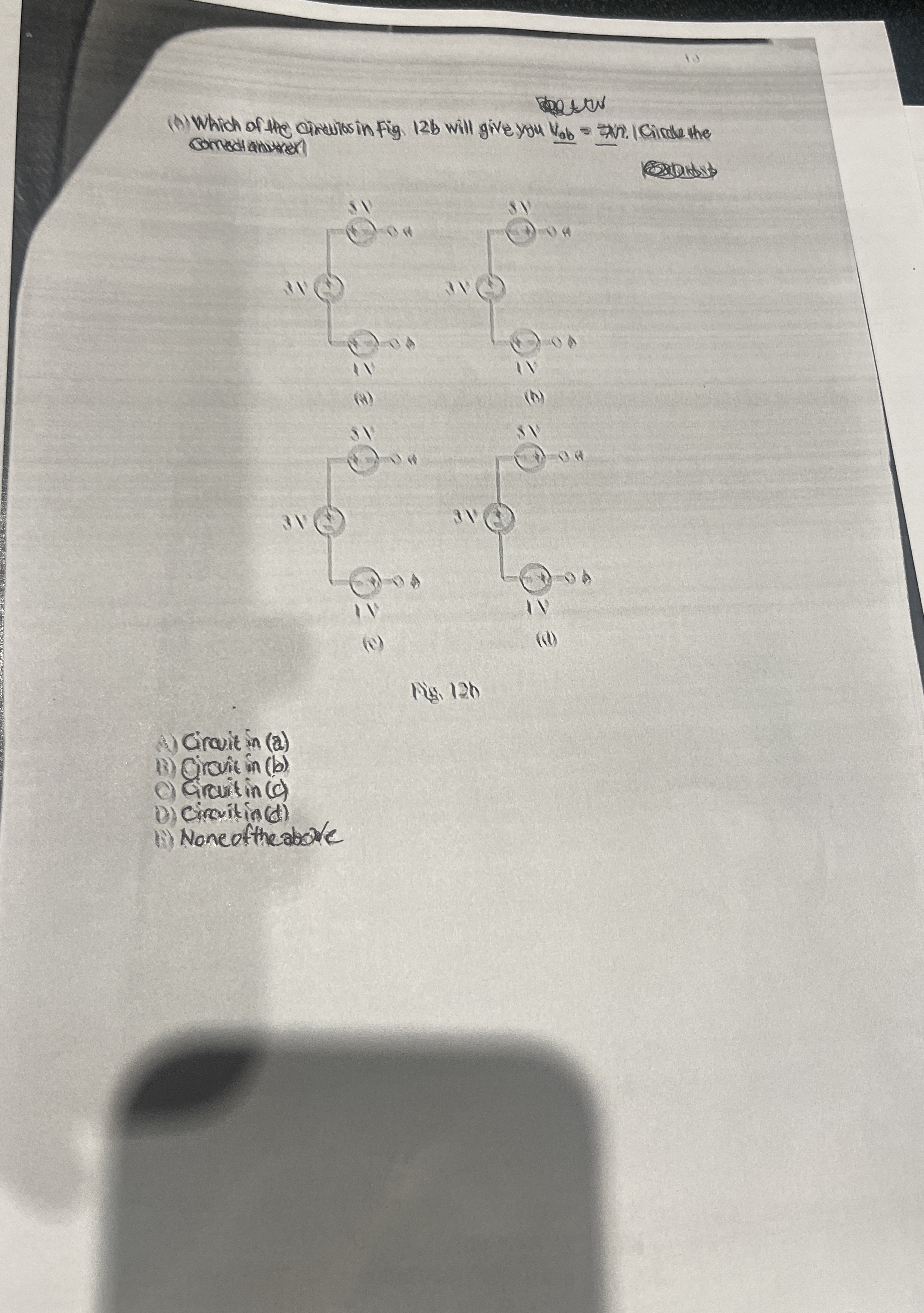 ( 4 ) retor comed anuthel | remist Nig 1 2 n B )