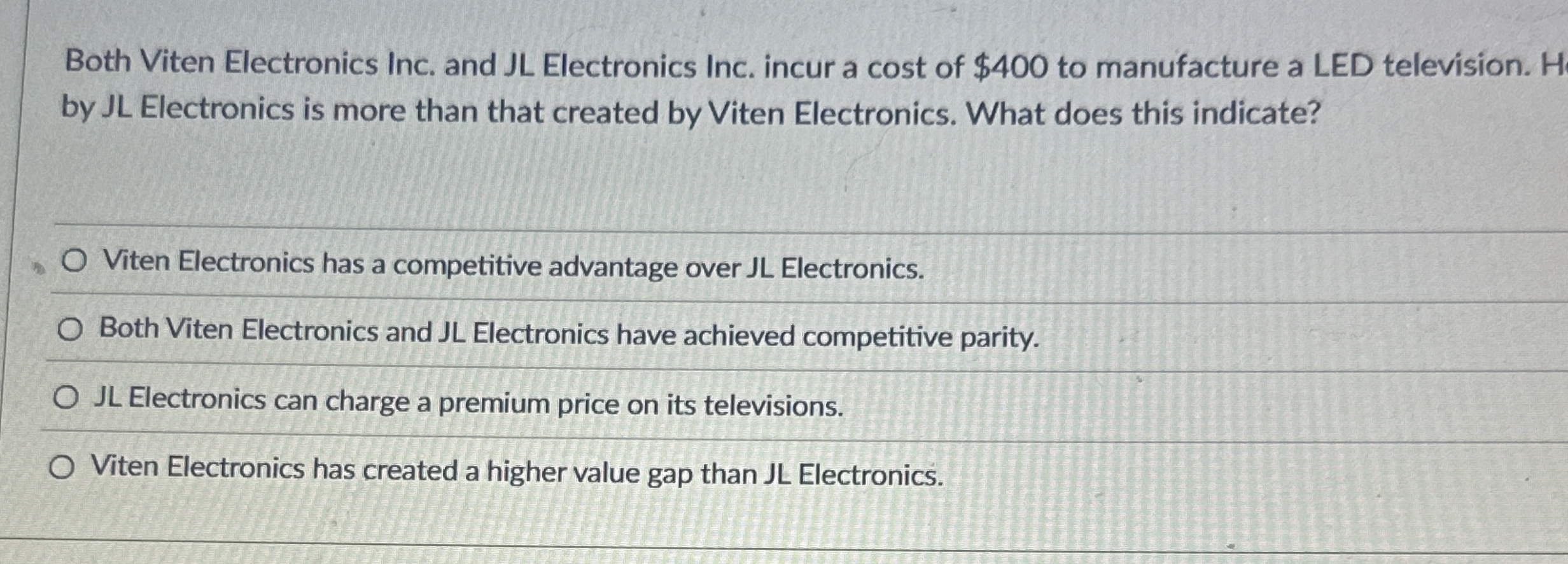 Both Viten Electronics Inc. and JL Electronics