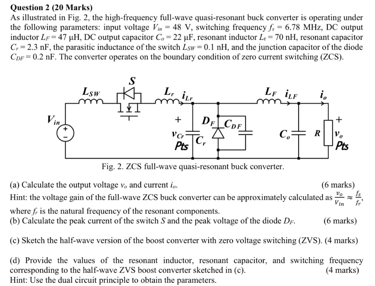 Question 2 ( 2 0 Marks ) As illustrated in Fig. 2