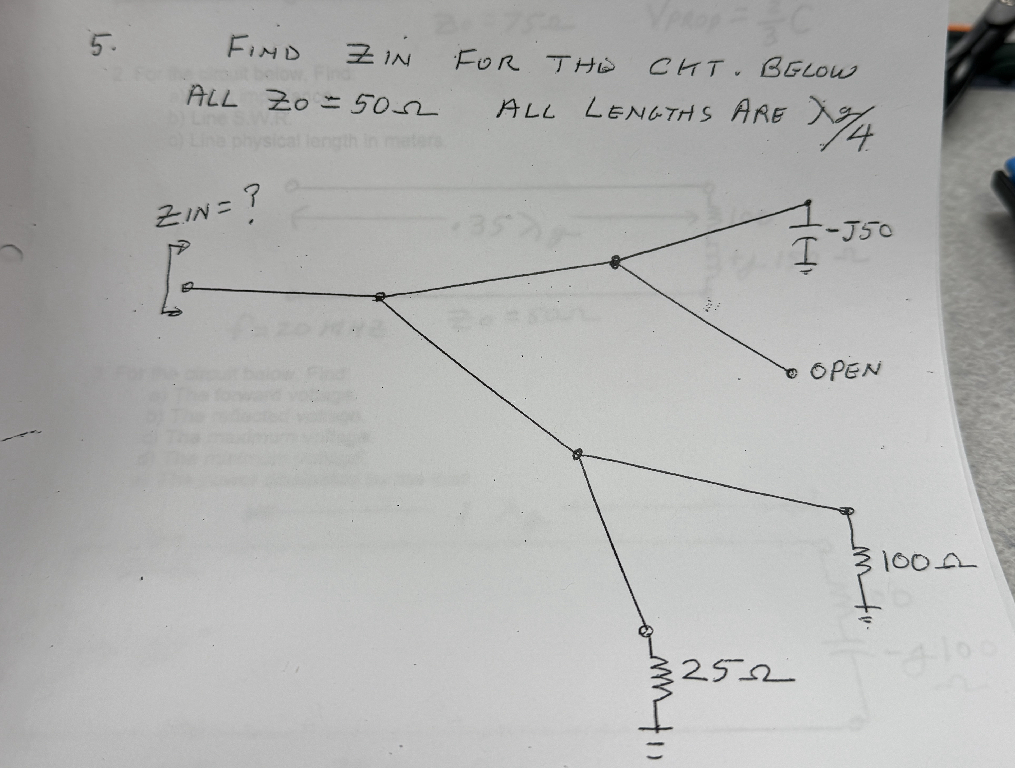 FIMD ZIN FOR THQ CHT . BELOW A L L Z 0 = 5 0 ,