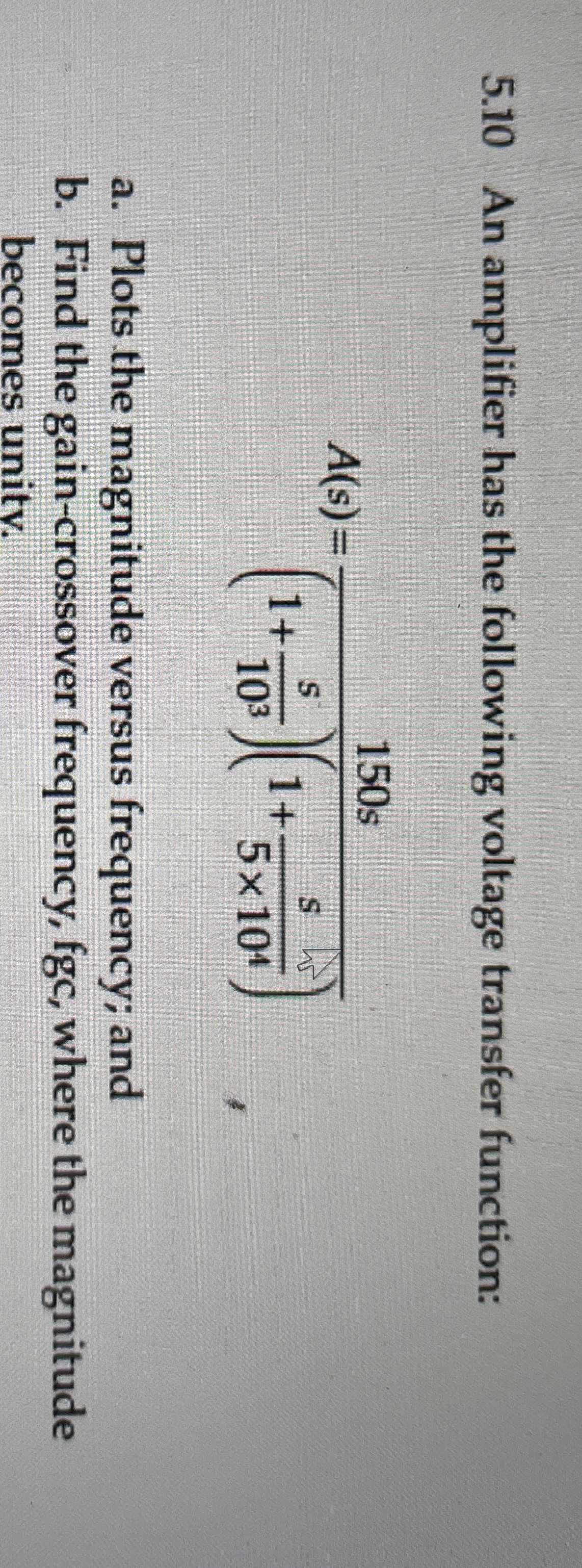 * * IN MATLAB WITHOUT USING TF FUNCTION * * 5 . 1