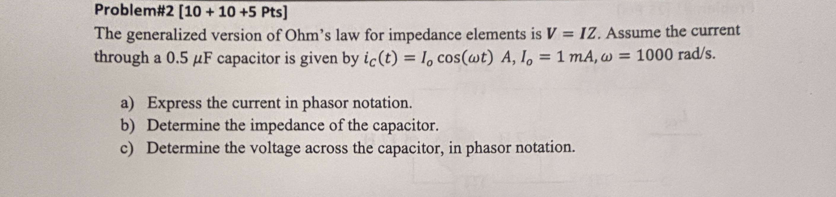 Problem# 2 [ 1 0 + 1 0 + 5 Pts ] The generalized