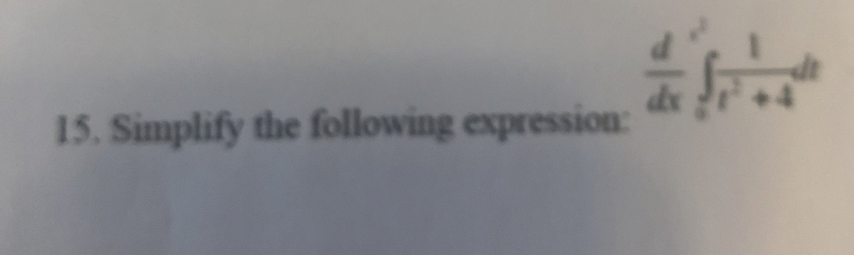 Simplify the following expression: d d x r 2 1 2