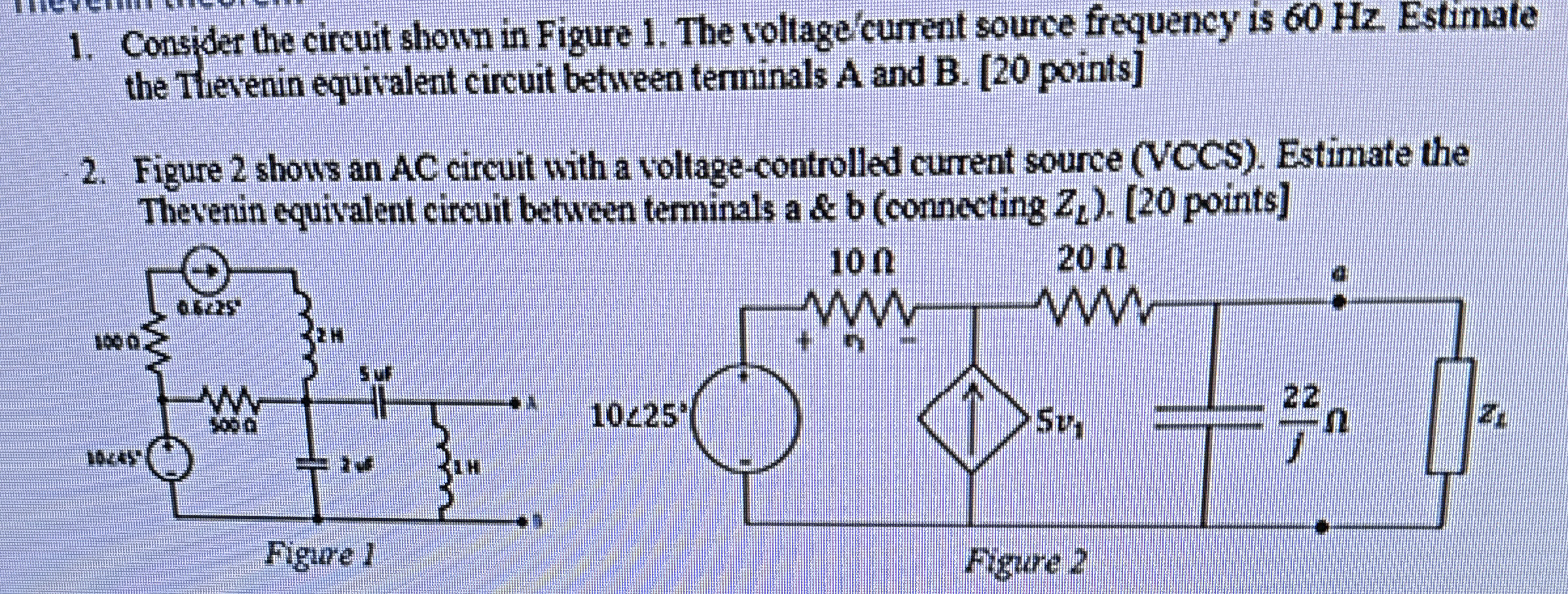 Consjder the circuit shown in Figure 1 . The