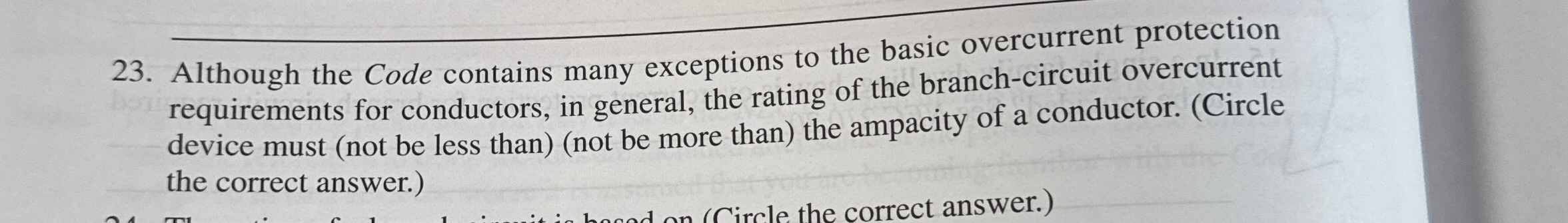 Although the Code contains many exceptions to the