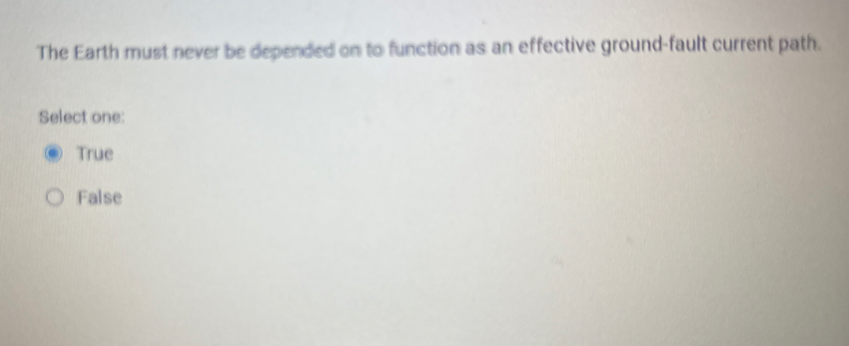 The Earth must never be depended on to function