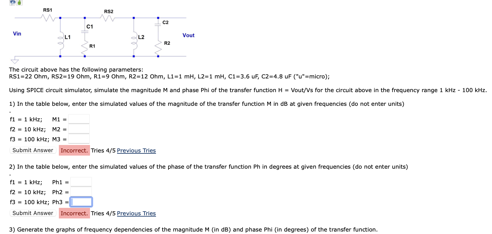 Solve using LT Spice