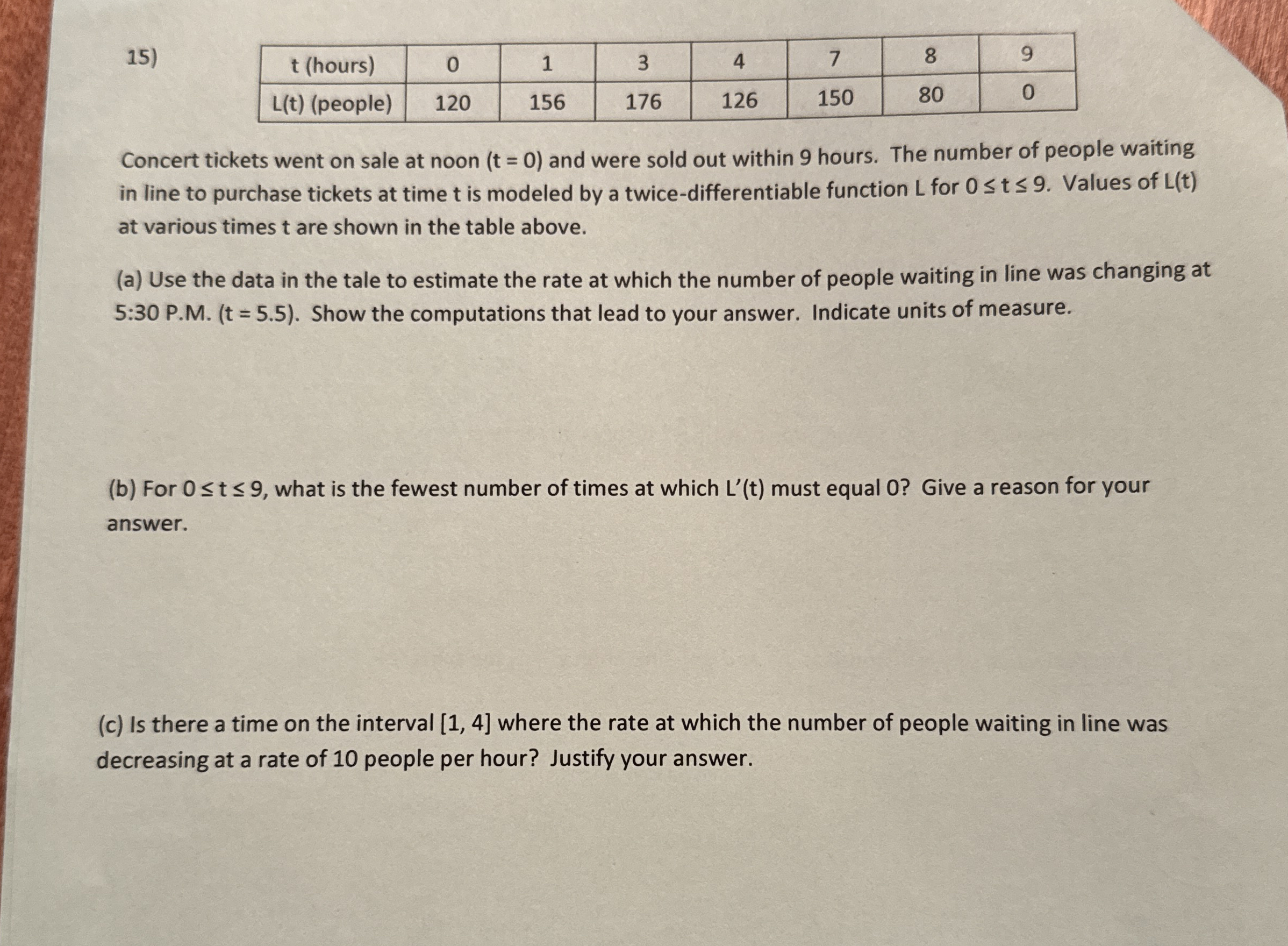 \ table [ [ t ( hours ) , 0 , 1 , 3 , 4 , 7 , 8 ,