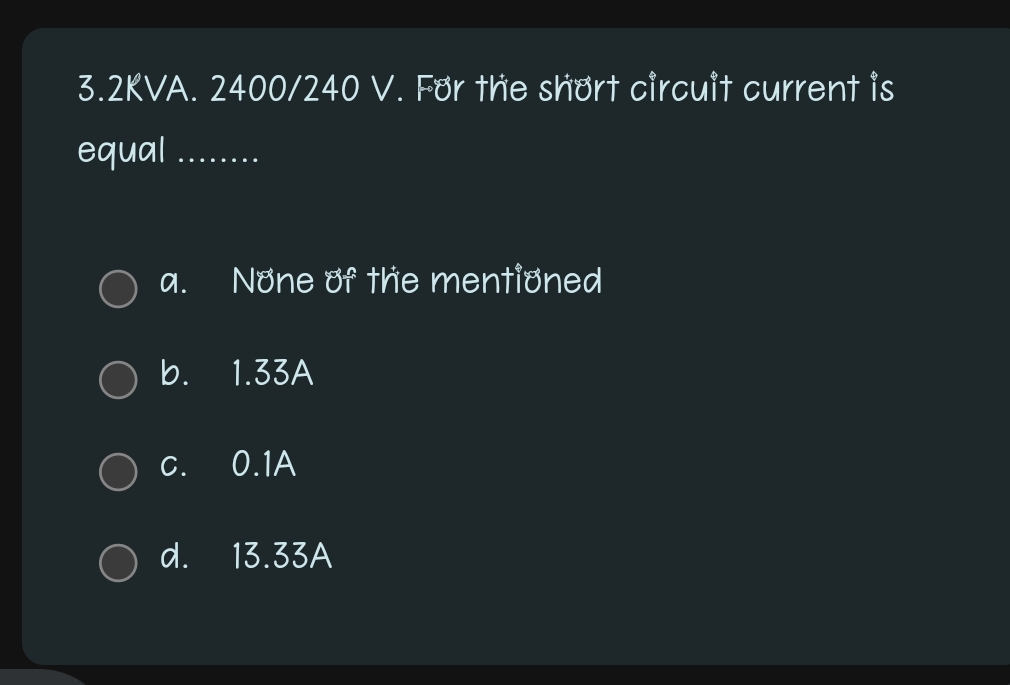 3 . 2 RVA. 2 4 0 0 / 2 4 0 V . F r the sh rt