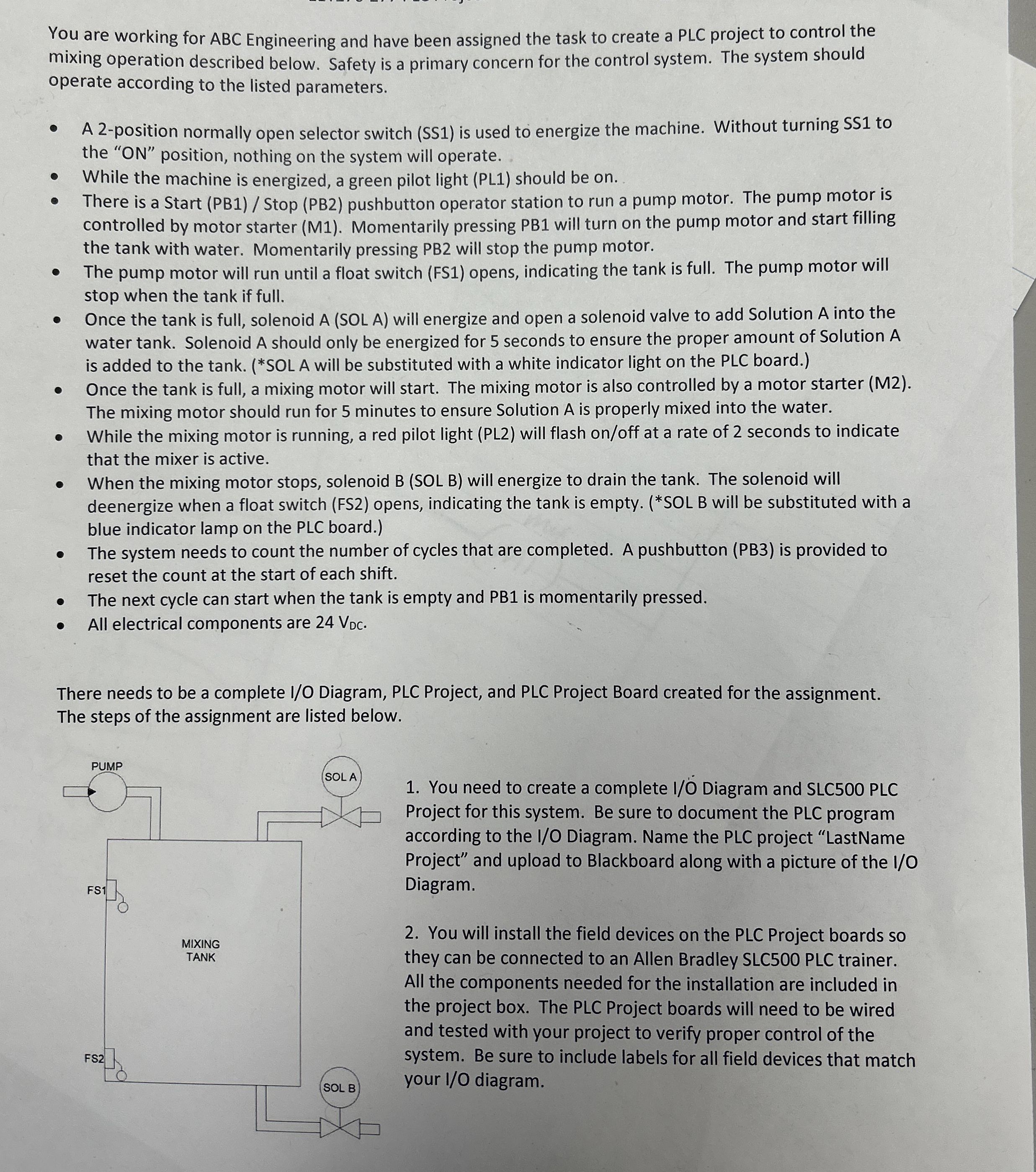 You are working for ABC Engineering and have been