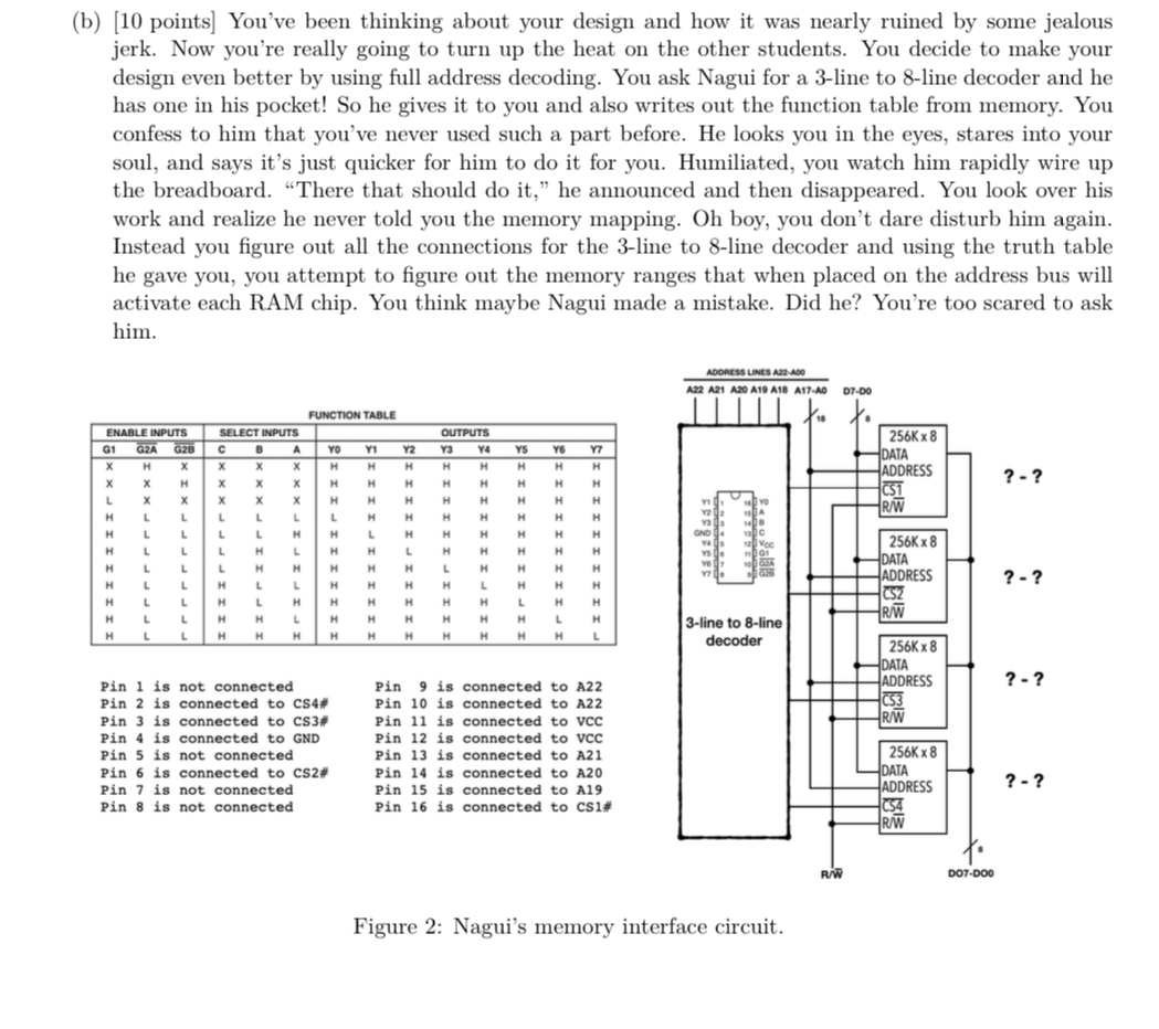 ( b ) [ 1 0 points ] You've been thinking about