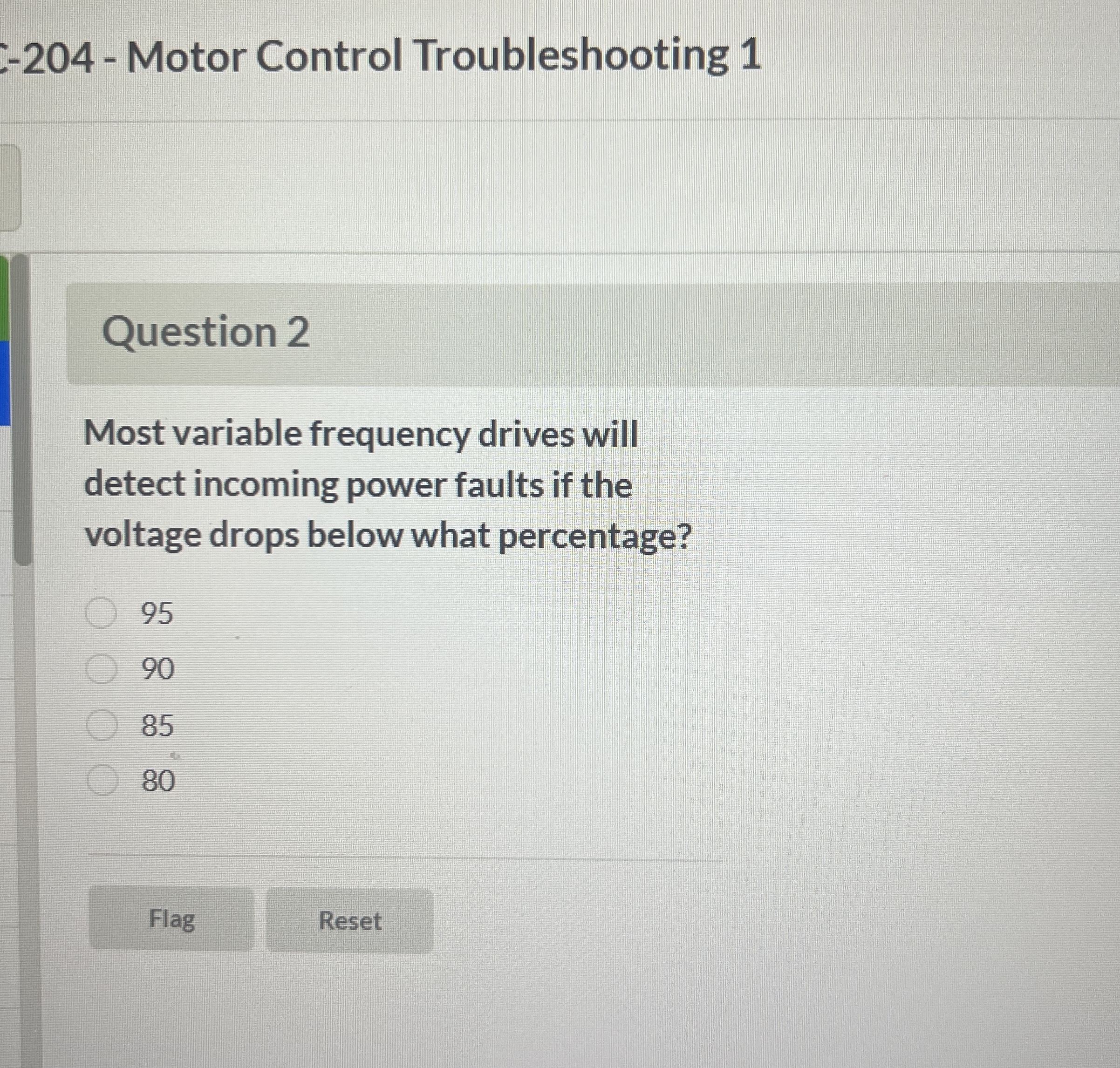 - 2 0 4 - Motor Control Troubleshooting 1