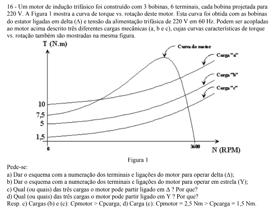 Show me the steps to solve " 1 6 - Um motor de