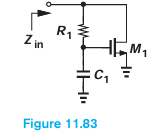 The * circuit depicted in Fig . 1 1 . 8 3 is