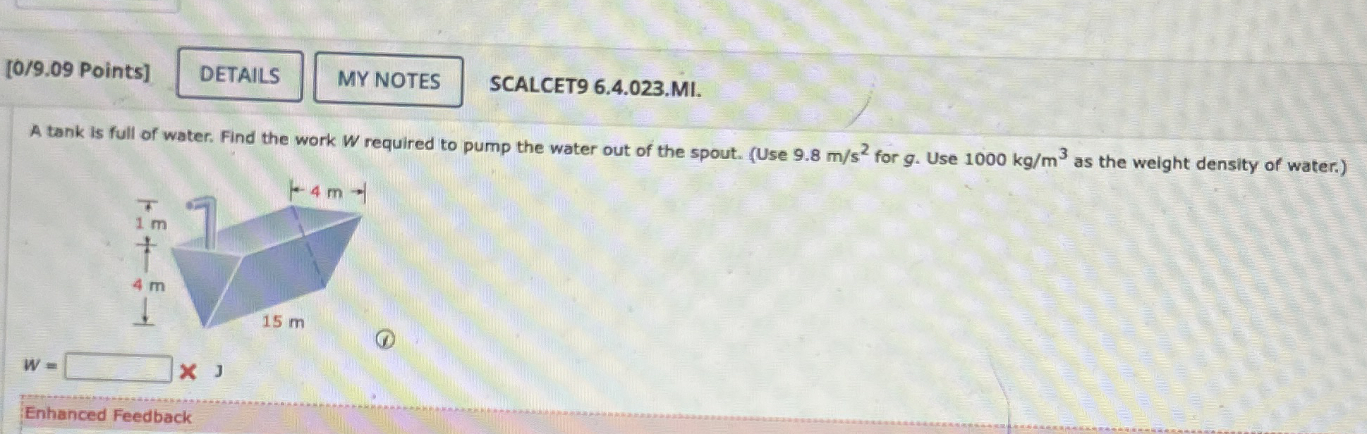 [ 0 / 9 . 0 9 Points ] SCALCET 9 6 . 4 . 0 2 3 .