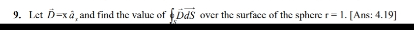 Let vec ( D ) = xhat ( a ) x and find the value