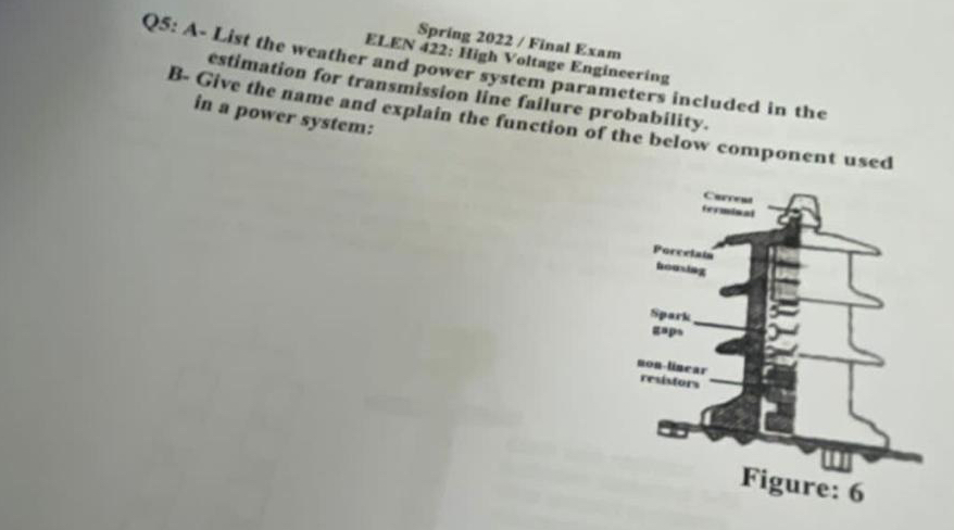 Spring 2 0 2 2 / Final Exam ELEN 4 2 2 : High