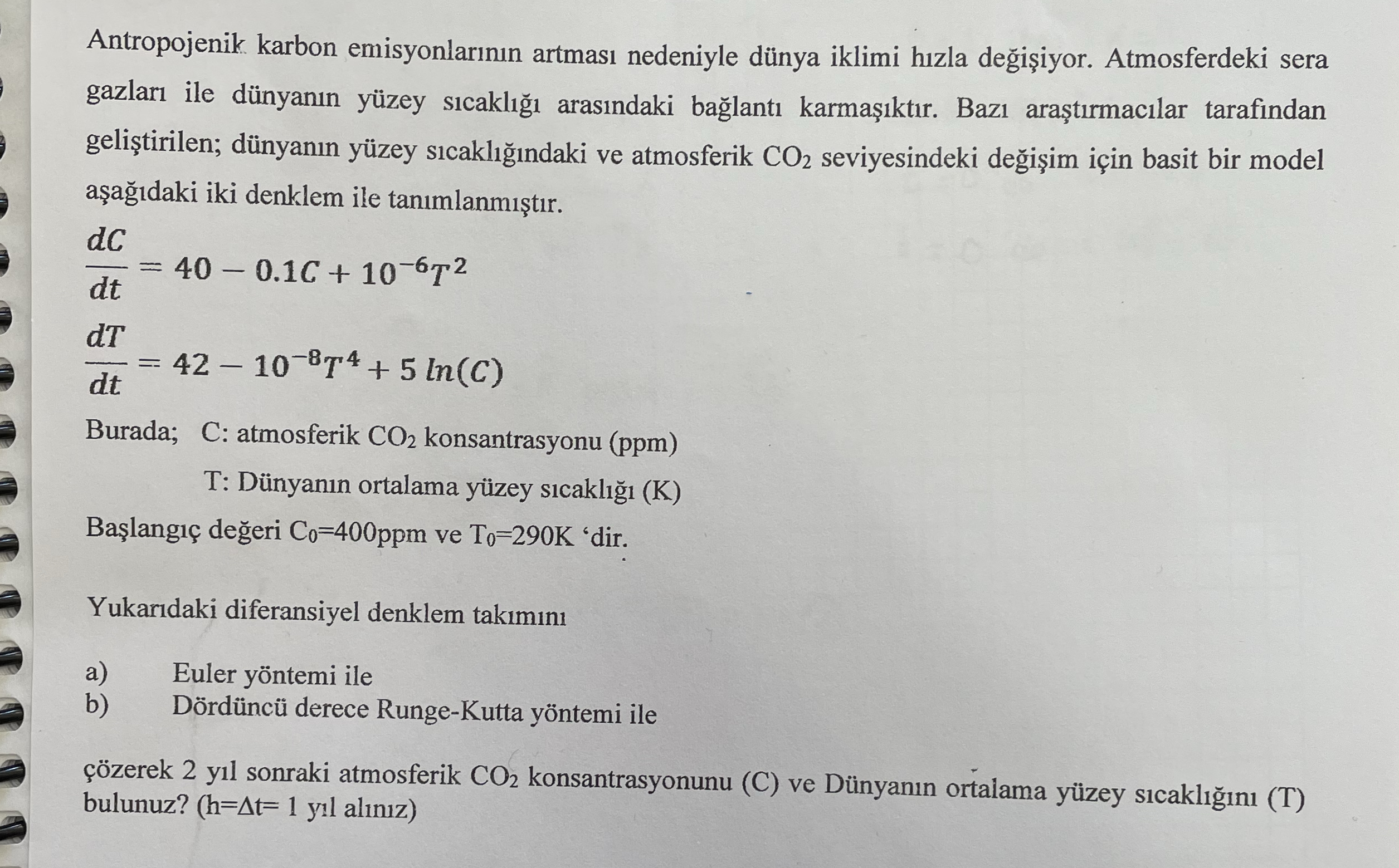 Antropojenik karbon emisyonlar n n artmas