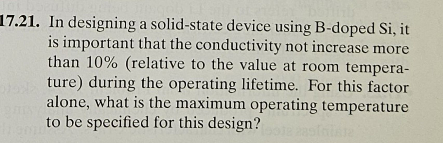 1 7 . 2 1 . In designing a solid - state device