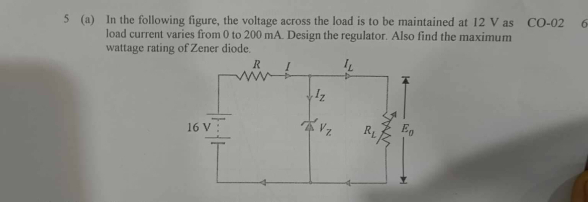5 ( a ) In the following figure, the voltage