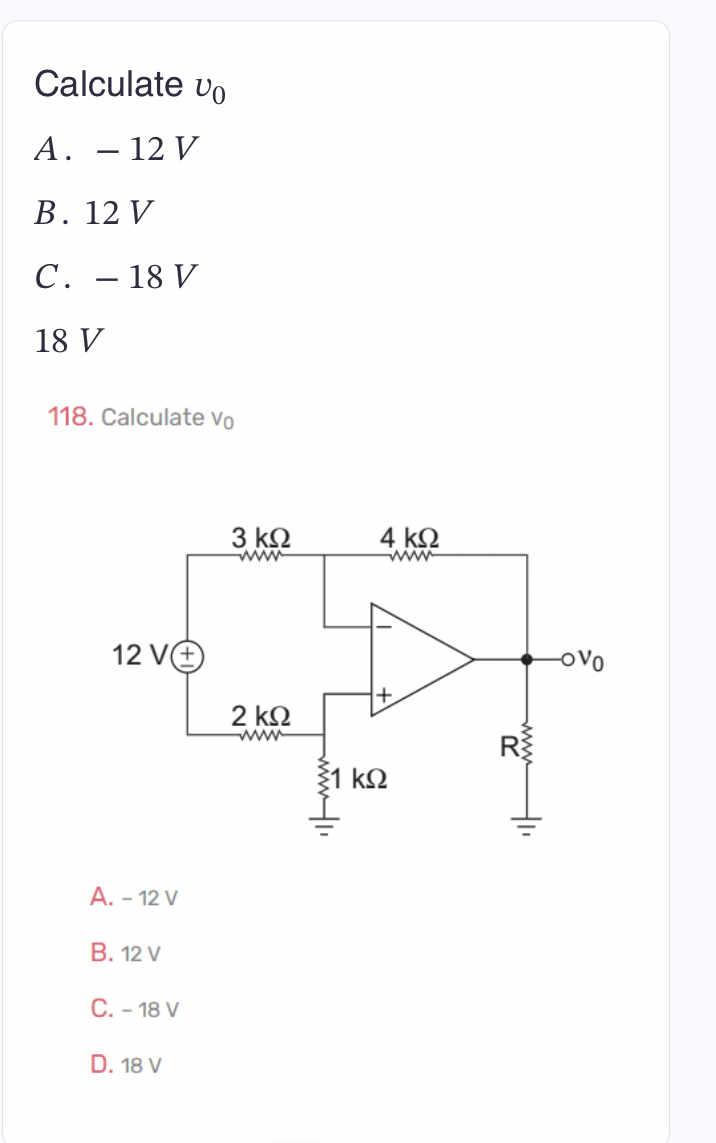 Calculate v 0 Show all the calculations step by