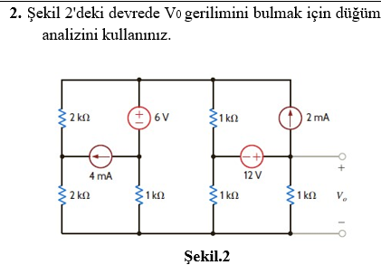 Find Vo with node analysis answer is 7 . 6