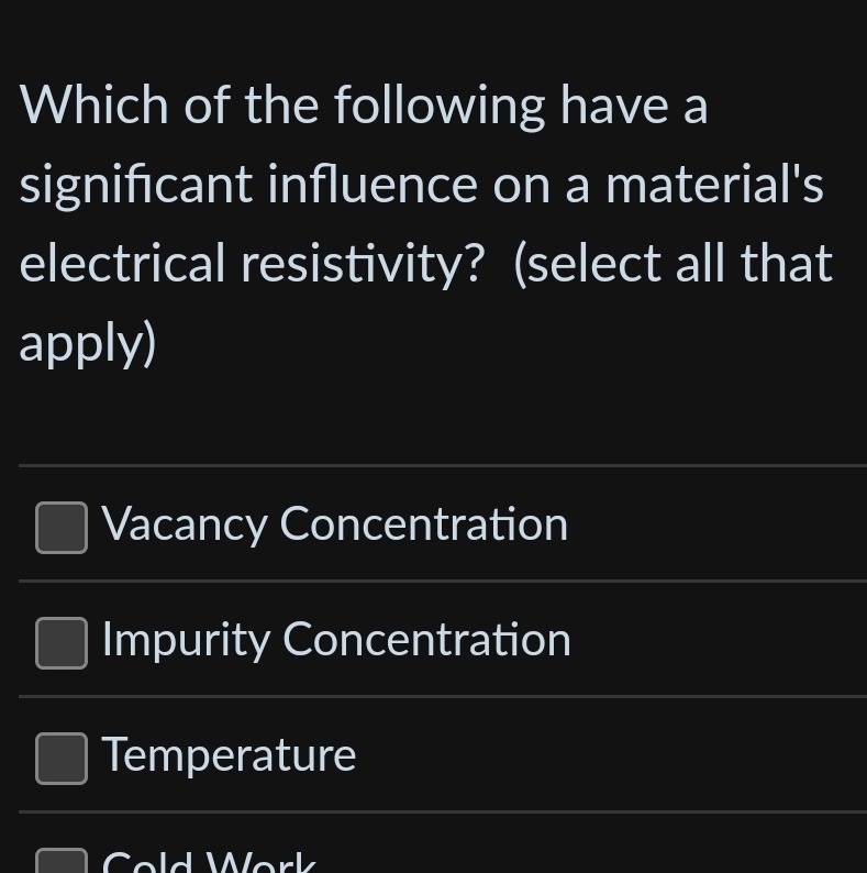 Which of the following have a significant