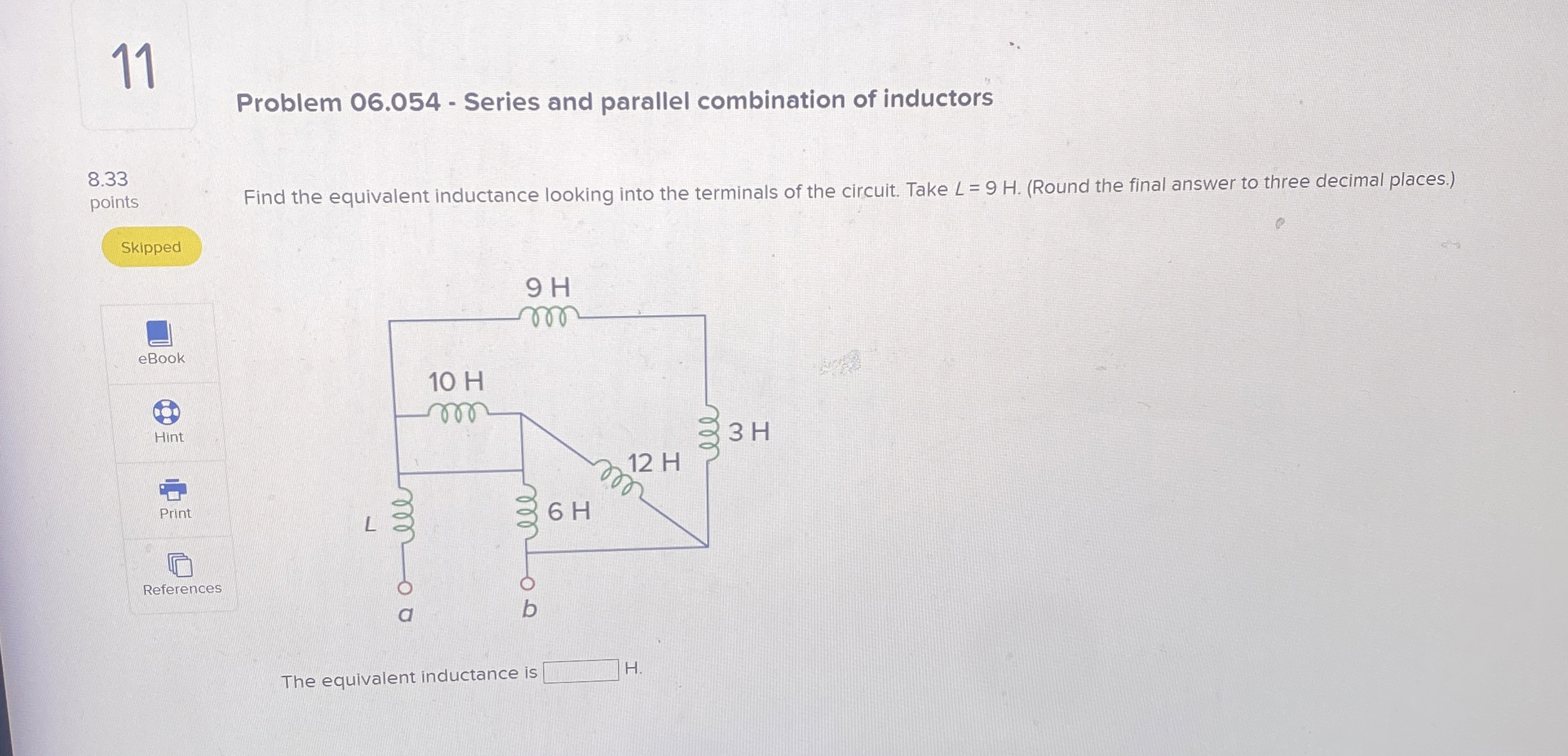 1 1 Problem 0 6 . 0 5 4 - Series and parallel