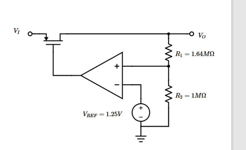 consider this circuit for a low drop regulator r