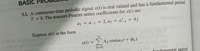 3 . 1 . A continuous - time periodic signal x ( t