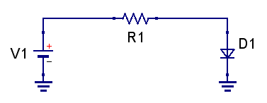 Given: V 1 = 1 0 V , R 1 = 5 0 Ohms, and VDon = 0