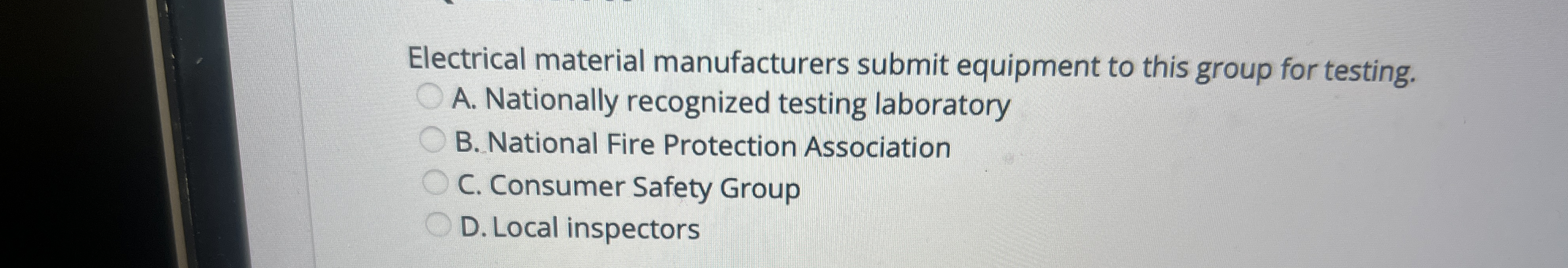 Electrical material manufacturers submit