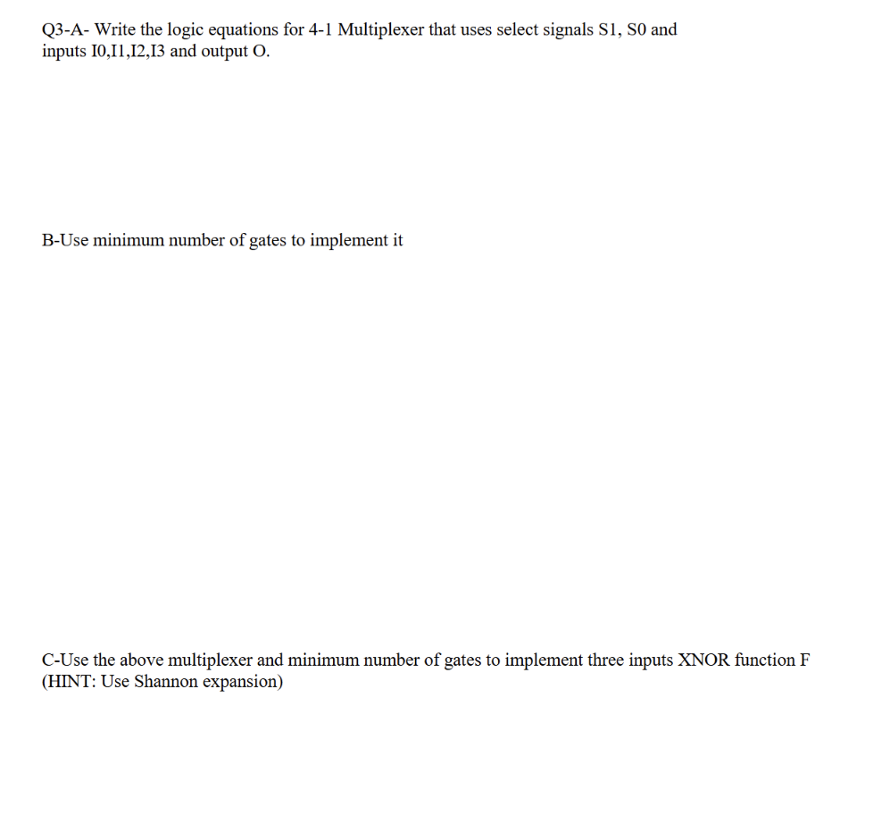 ###WRITTEN EXAMPLE PLEASE!!!!##### Q 3 - A -