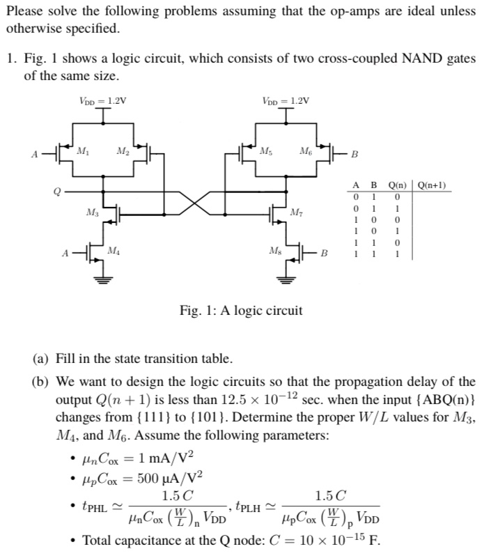 Please solve the following problems assuming that