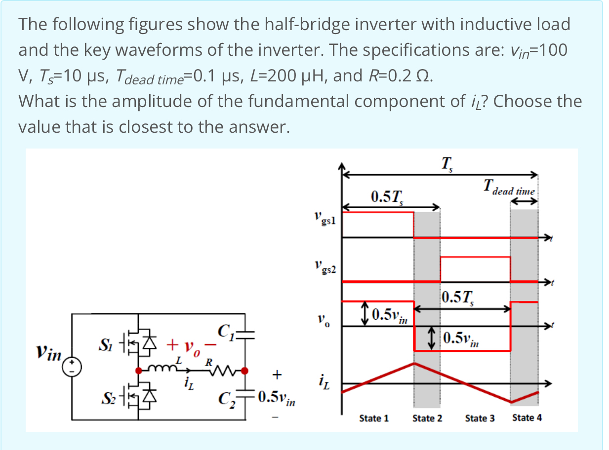 The following figures show the half - bridge