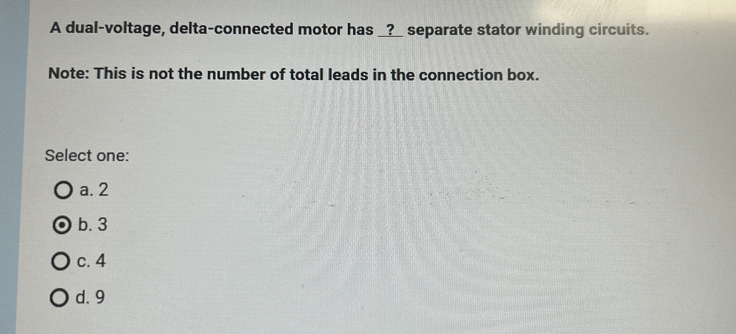 A dual - voltage, delta - connected motor has ?