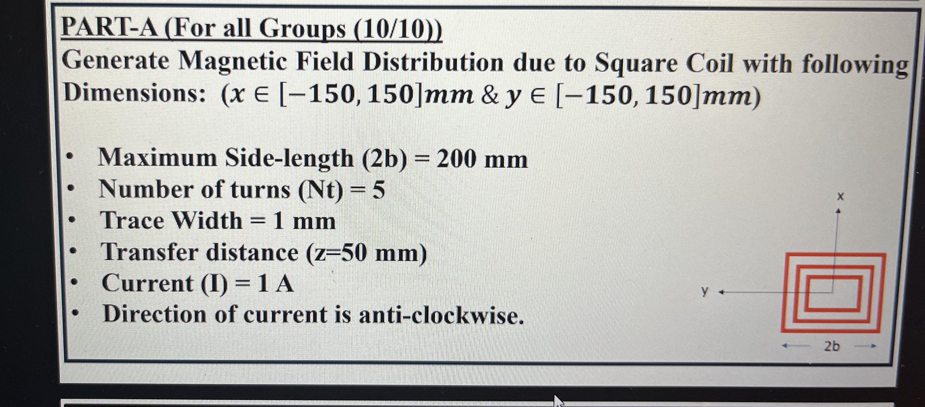 Solve using MATHLAB code PART - A ( For all