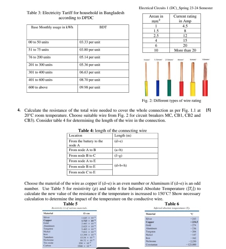 Electrical Circuits 1 ( DC ) _ Spring 2 3 - 2 4