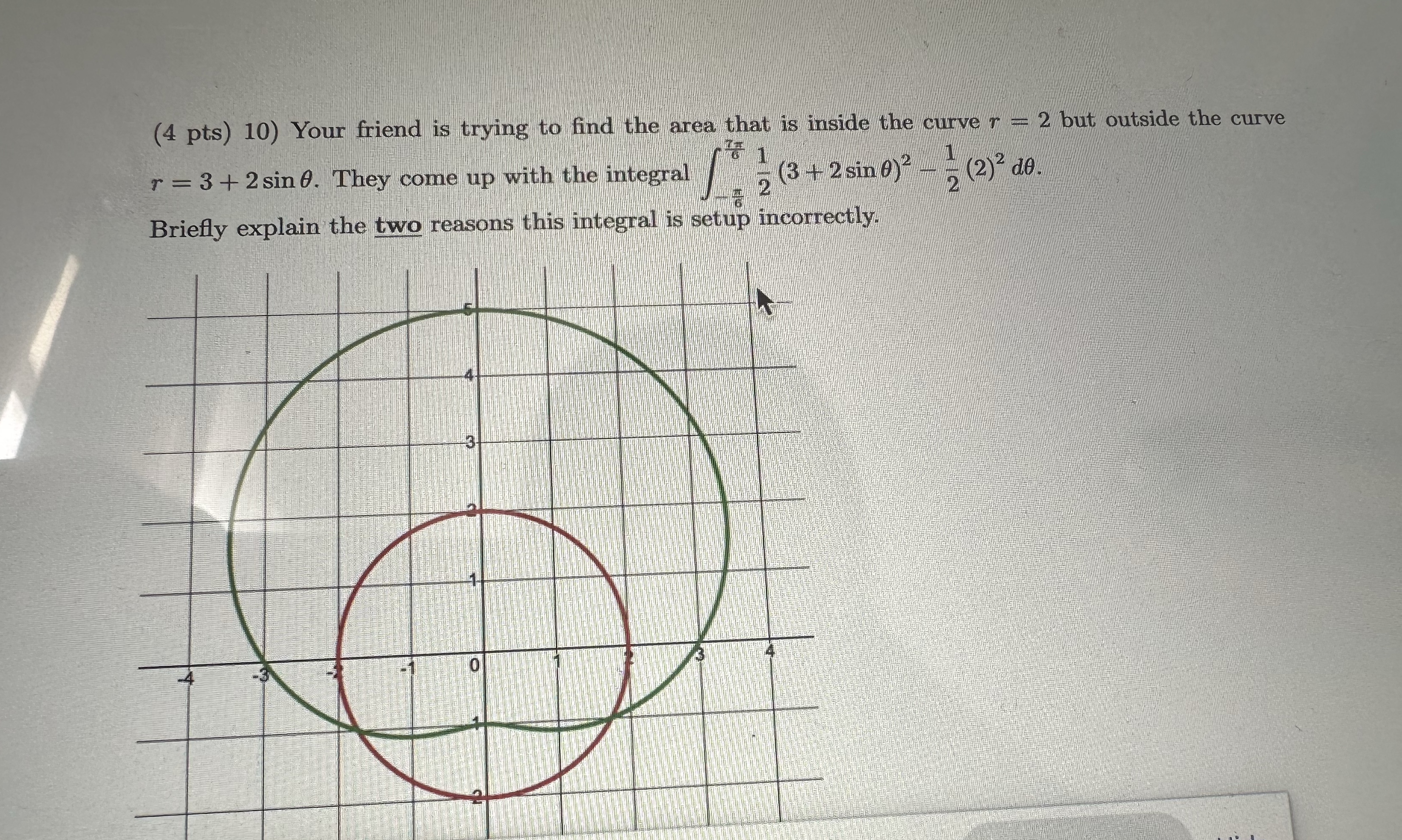 ( 4 pts ) 1 0 ) Your friend is trying to find the
